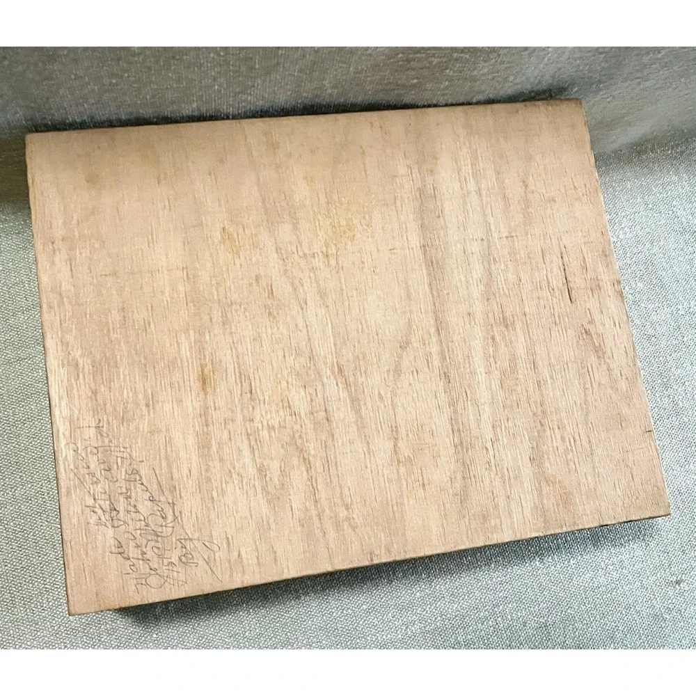 Handmade Wood Jewelry Box Floral Marquetry Inlay Birdseye Maple Big Rapids MI